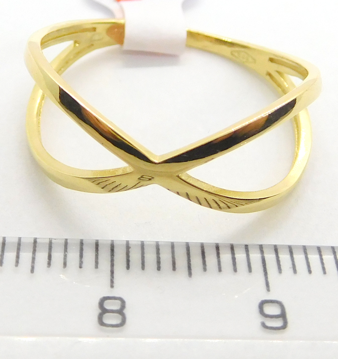 Klenoty Budín Dámský zlatý prsten ze žlutého zlata 585/1,70gr vel. 60 HK1123