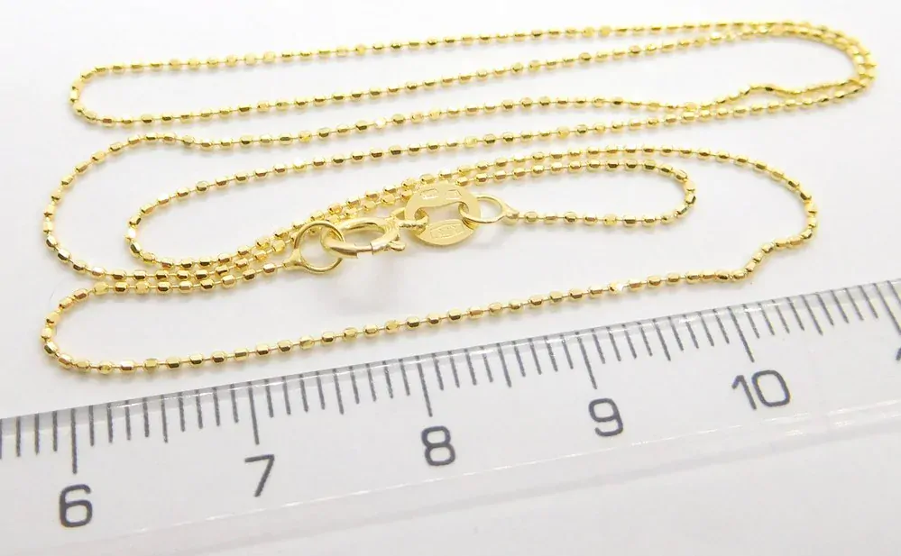 Klenoty Budín Dámský zlatý přívěskový řetízek 585/1,19gr 50cm HK6146