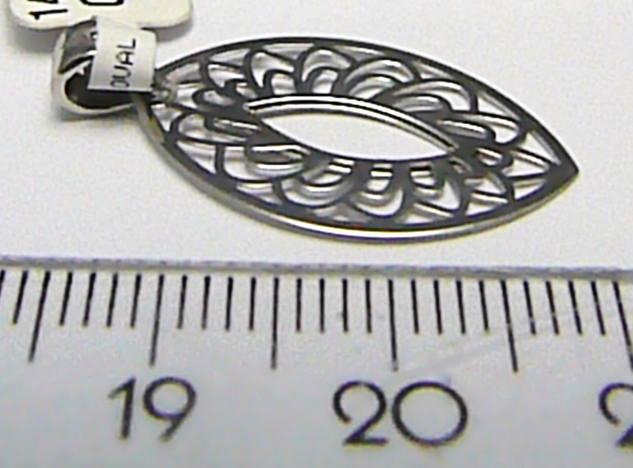 Klenoty Budín Dámský velký přívěsek z bílého zlata 585/0,75 gr 1470738