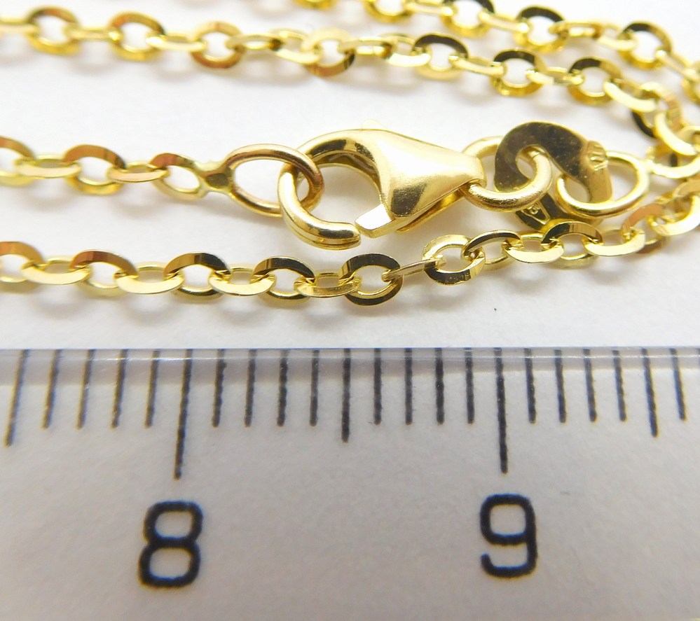 Klenoty Budín Dámský zlatý náramek ze žlutého zlata 585/1,09gr 19cm HK7115