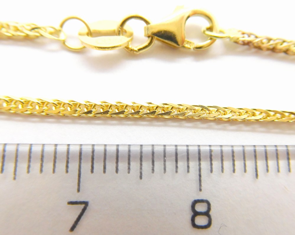 Klenoty Budín Dámský pevný zlatý náramek ze žlutého zlata 585/1,33gr 19cm HK7019