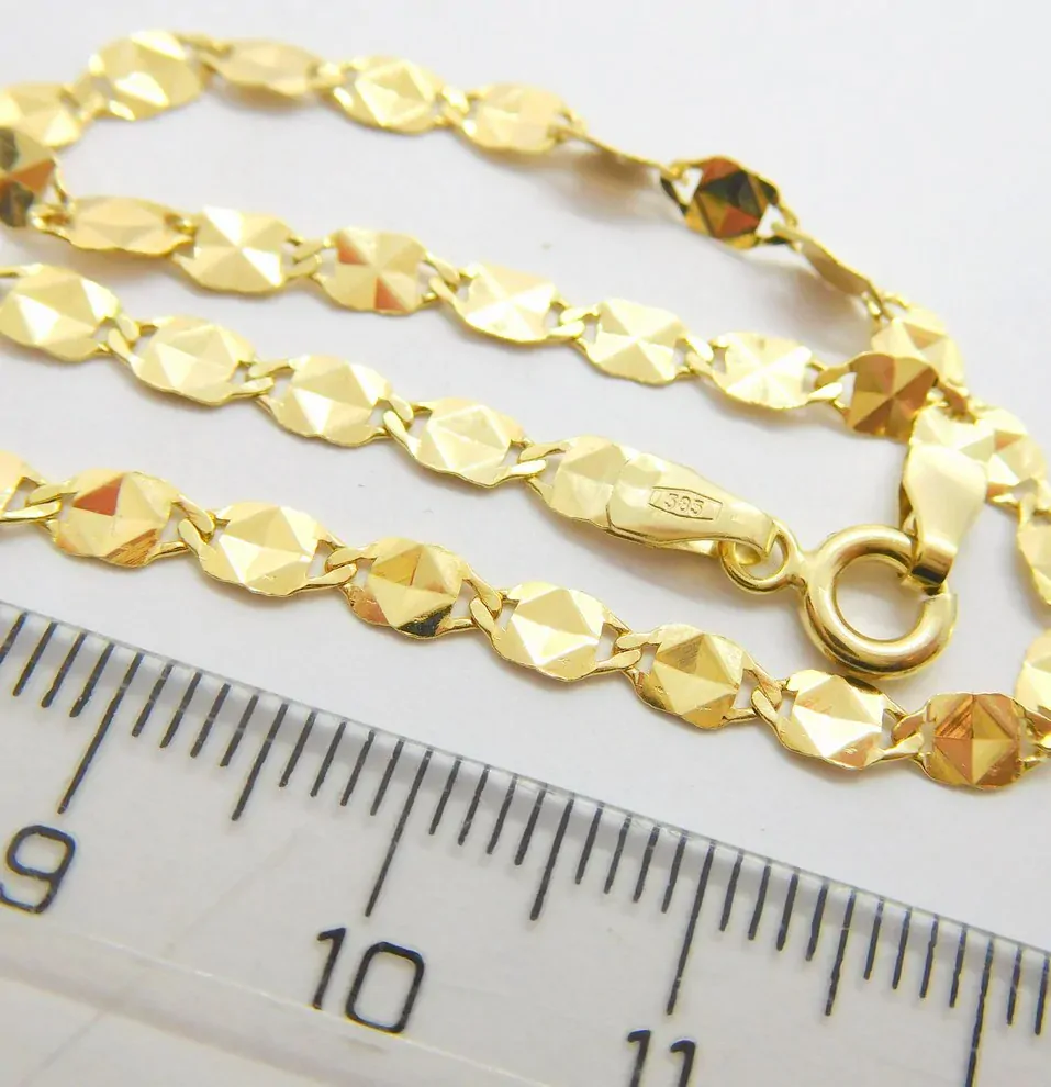 Klenoty Budín Dámský gravírovaný zlatý mohutný náramek 585/1,97gr 20cm HK7099