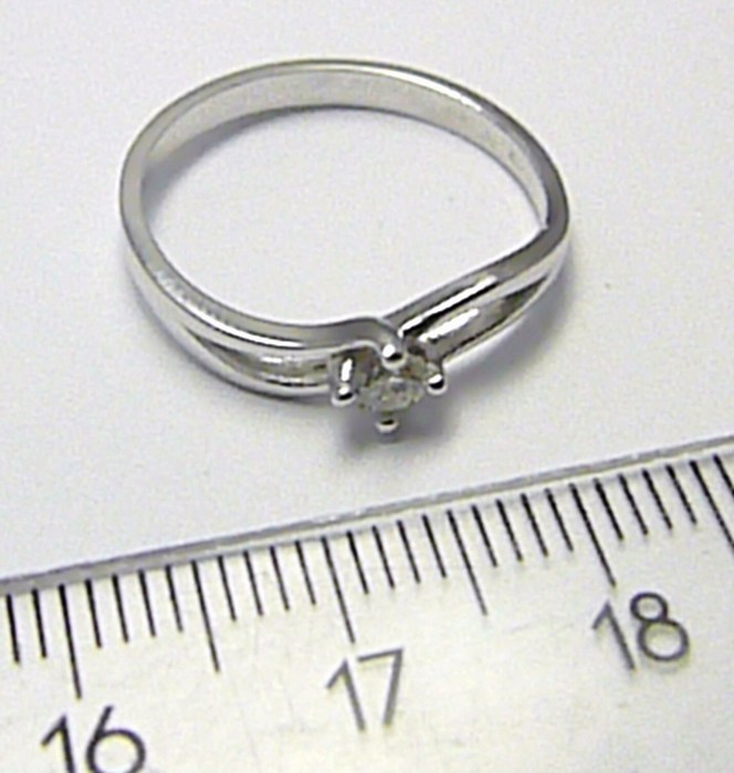 Klenoty Budín Zlatý zásnubní prsten s přírodním diamantem J-24576-14