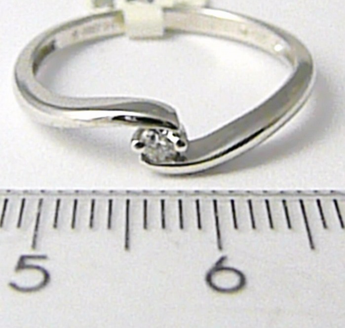 Klenoty Budín  Zásnubní diamantový prsten s diamantem 1ks 0,05ct vel. libovolná 3860019 
