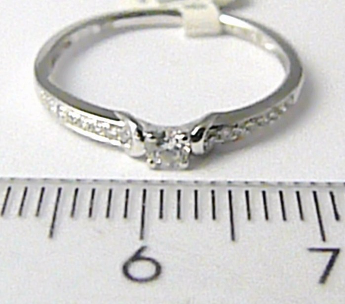 Klenoty Budín Zásnubní zlatý diamantový prsten posetý diamanty 17ks vel.53 P445 3860836.0.53.99