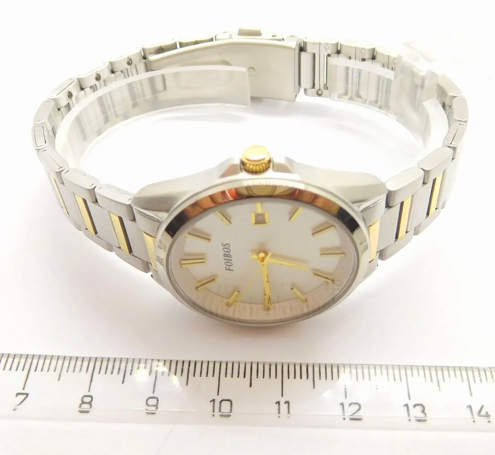 FOIBOS Dámské ocelové čitelné bicolor hodinky 5ATM FOIBOS CK3L08.1
