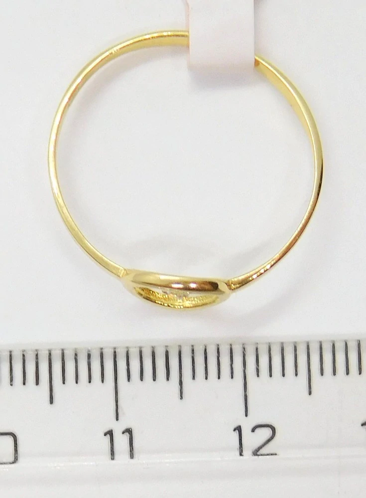 Klenoty Budín Zásnubní dámský zlatý prsten se zirkonem 585/0,93gr vel. 61 HK1170