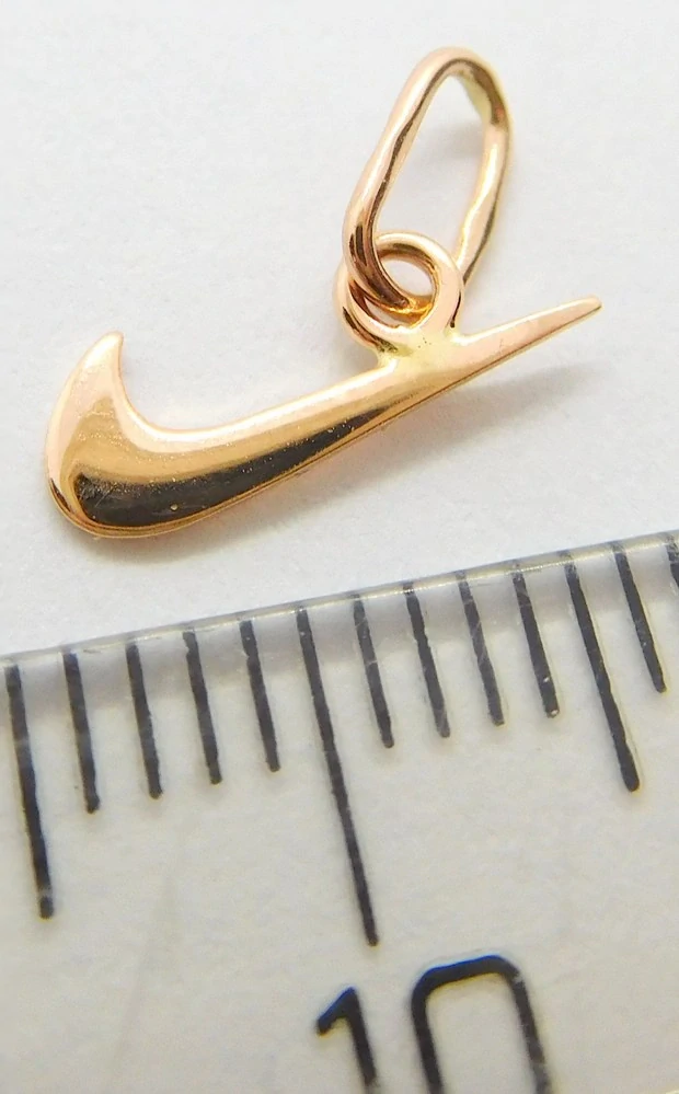 Klenoty Budín Zlatý přívěsek z růžového zlata tvar NIKE 585/0,16gr 741045339