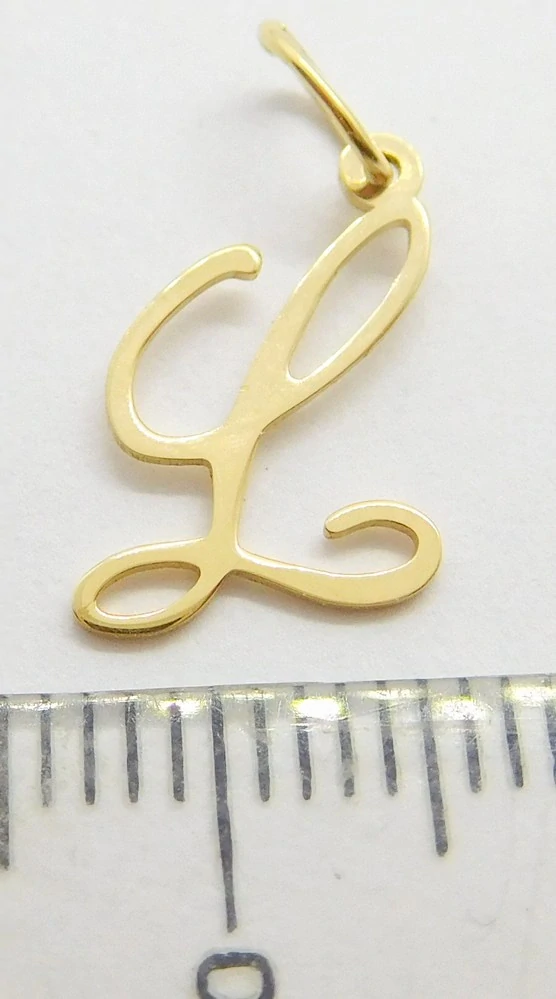 Klenoty Budín Dámský zlatý přívěsek písmenko "L" 585/0,27gr 42691
