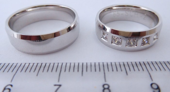 Exkluzivní stříbrné snubní prsteny Couple 925/1000 65SCH2