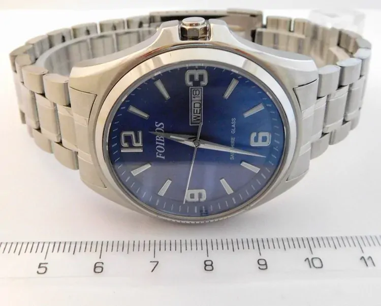 Foibos Pánské vodotěsné ocelové kovové hodinky Foibos CK6276.6 - 10ATM