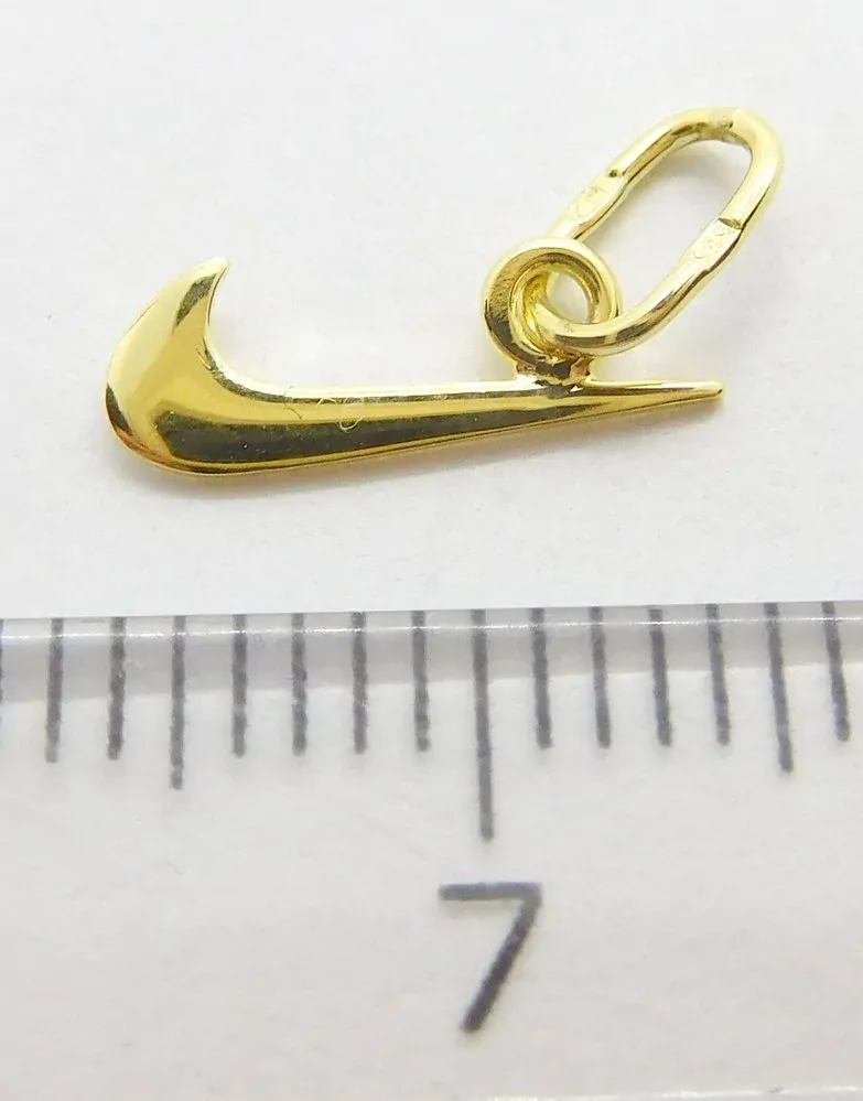 Klenoty Budín Zlatý přívěsek ze žlutého zlata tvar NIKE 585/0,17gr 241045339