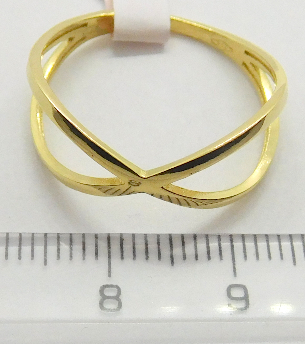 Klenoty Budín Dámský zlatý prsten ze žlutého zlata 585/1,70gr vel. 60 HK1123