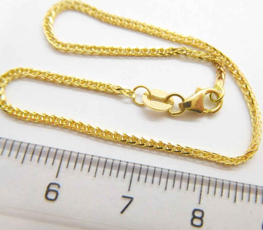 Klenoty Budín Dámský pevný zlatý náramek ze žlutého zlata 585/1,33gr 19cm HK7019