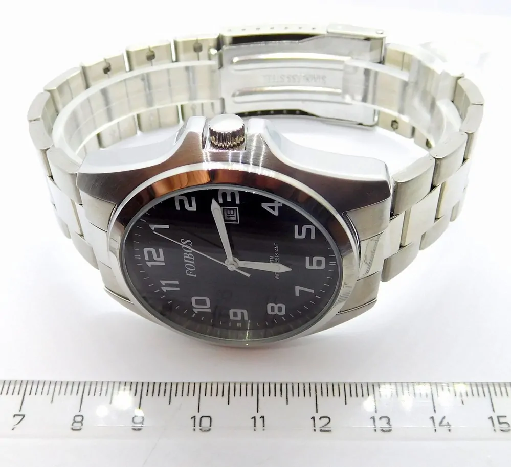 FOIBOS Pánské ocelové čitelné hodinky 5ATM FOIBOS CK1571.2