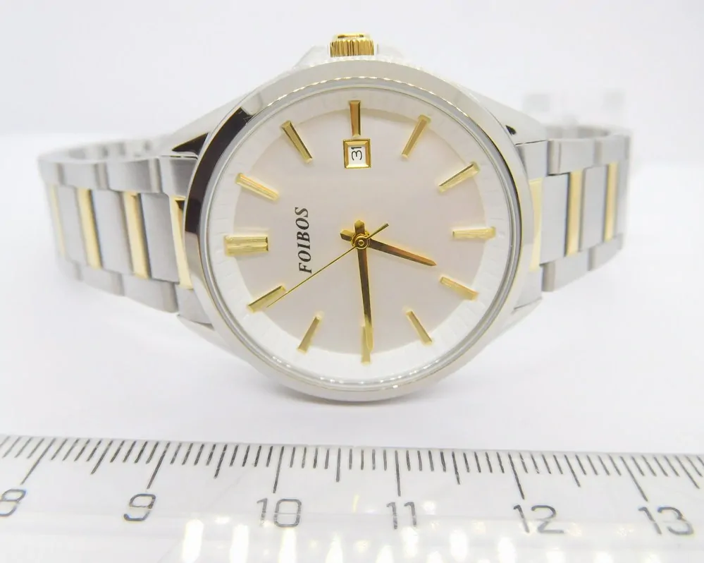 FOIBOS Dámské ocelové čitelné bicolor hodinky 5ATM FOIBOS CK3L08.1