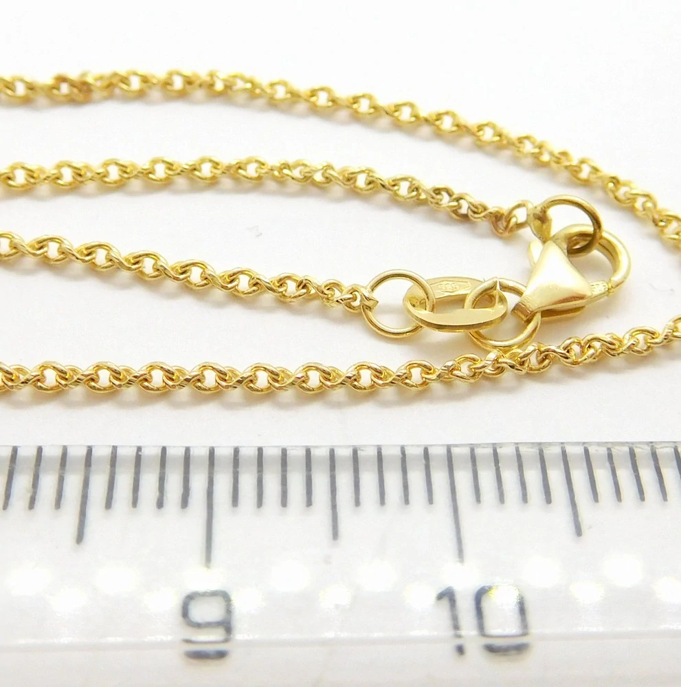 Klenoty Budín Dámský pevný zlatý náramek ze žlutého zlata 585/1,41gr 18cm HK7103