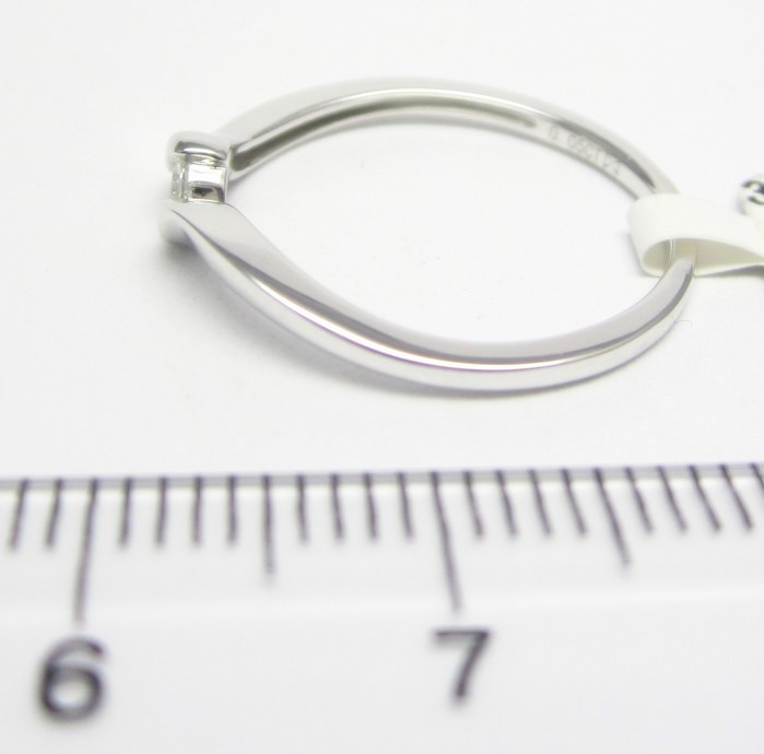 Klenoty Budín Zásnubní diamantový prsten z bílého zlata 0,05ct 3860690  