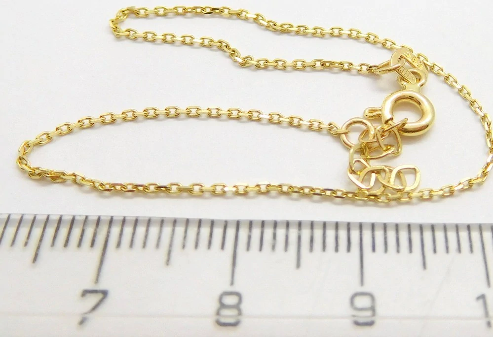 Klenoty Budín Dámský zlatý náramek ze žlutého zlata ANKER 585/0,79gr 17+3cm HK7119