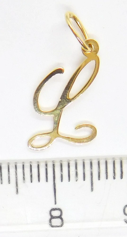 Klenoty Budín Dámský zlatý přívěsek písmenko "L" 585/0,27gr 42691