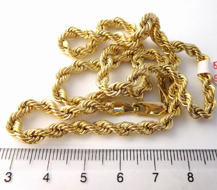 Klenoty Budín Dámský zlatý masivní náramek - valis šířka cca 4,5mm 585/3,63gr 21cm HK7117