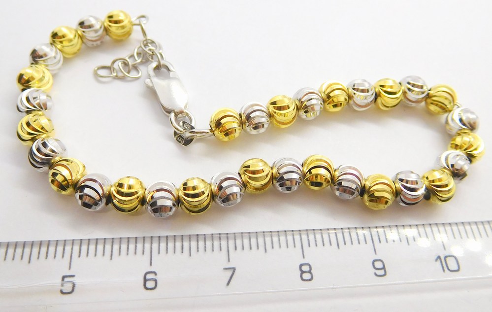 Klenoty Budín Stříbrný mohutný pozlacený náramek gravírováním 17+5cm cm 925/1000 6,53gr M0001