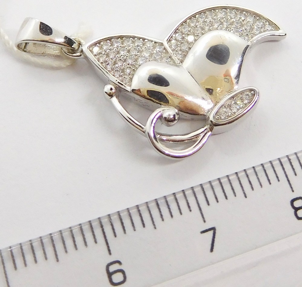 Klenoty Budín Dámský stříbrný přívěsek se zirkony 925/1000 SVLSP35243A1F2