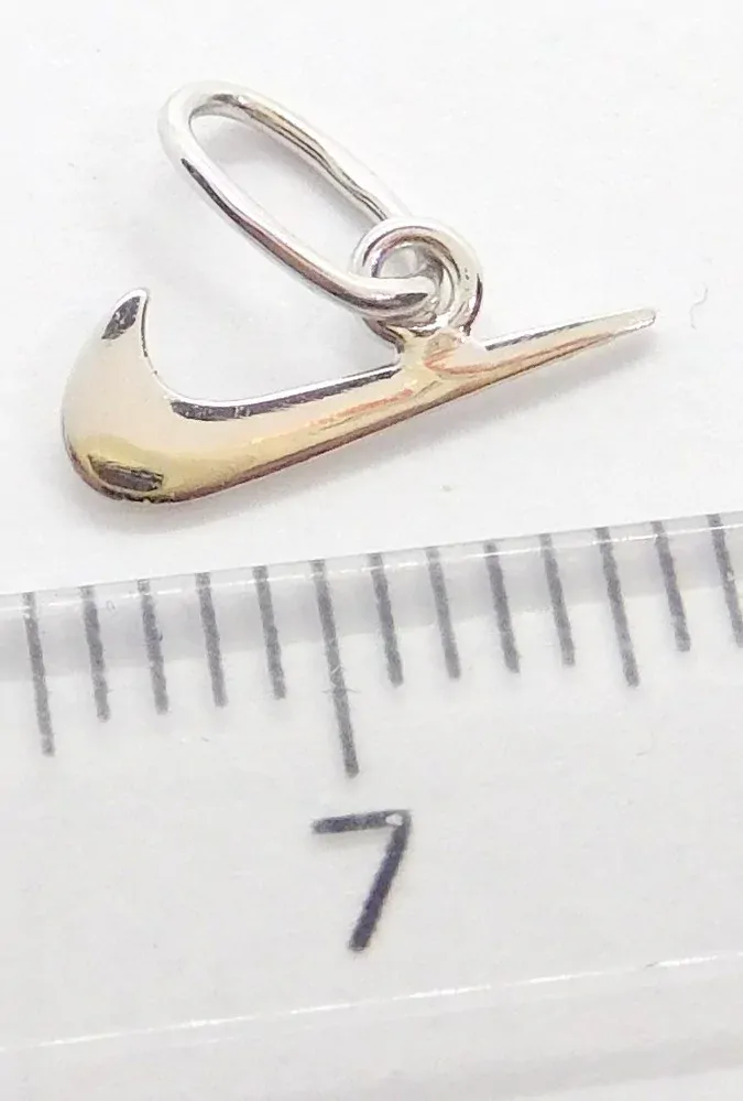 Klenoty Budín Zlatý přívěsek z bílého zlata tvar NIKE 585/0,16gr 341045339