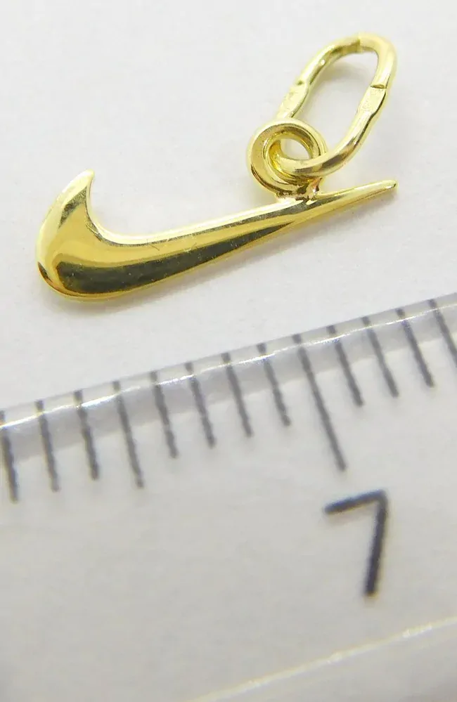 Klenoty Budín Zlatý přívěsek ze žlutého zlata tvar NIKE 585/0,17gr 241045339
