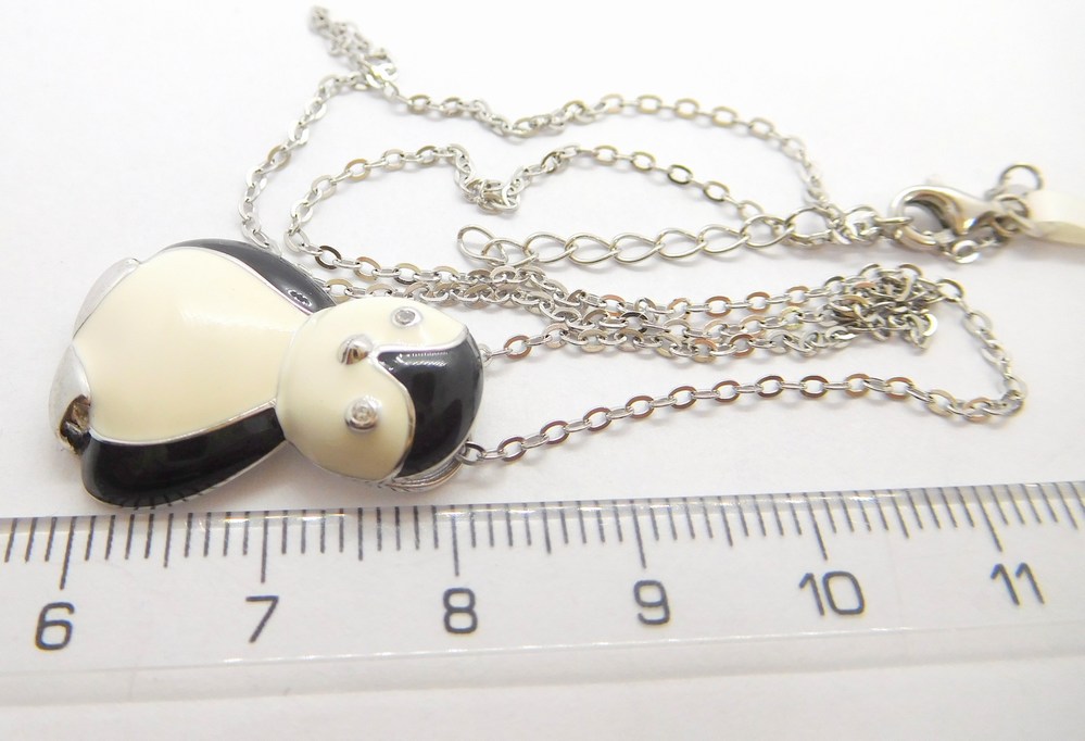 Klenoty Budín Dámský stříbrný náhrdelník TUČŇÁK 925/1000 4,05gr 45cm JMAS8006SN45