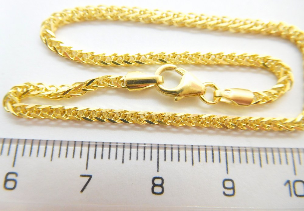 Klenoty Budín Dámský pevný zlatý náramek ze žlutého zlata 585/1,80gr 18cm HK7021