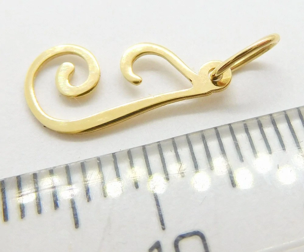 Klenoty Budín Zlatý malý přívěsek psací písmenko "J" 585/0,24gr 42661