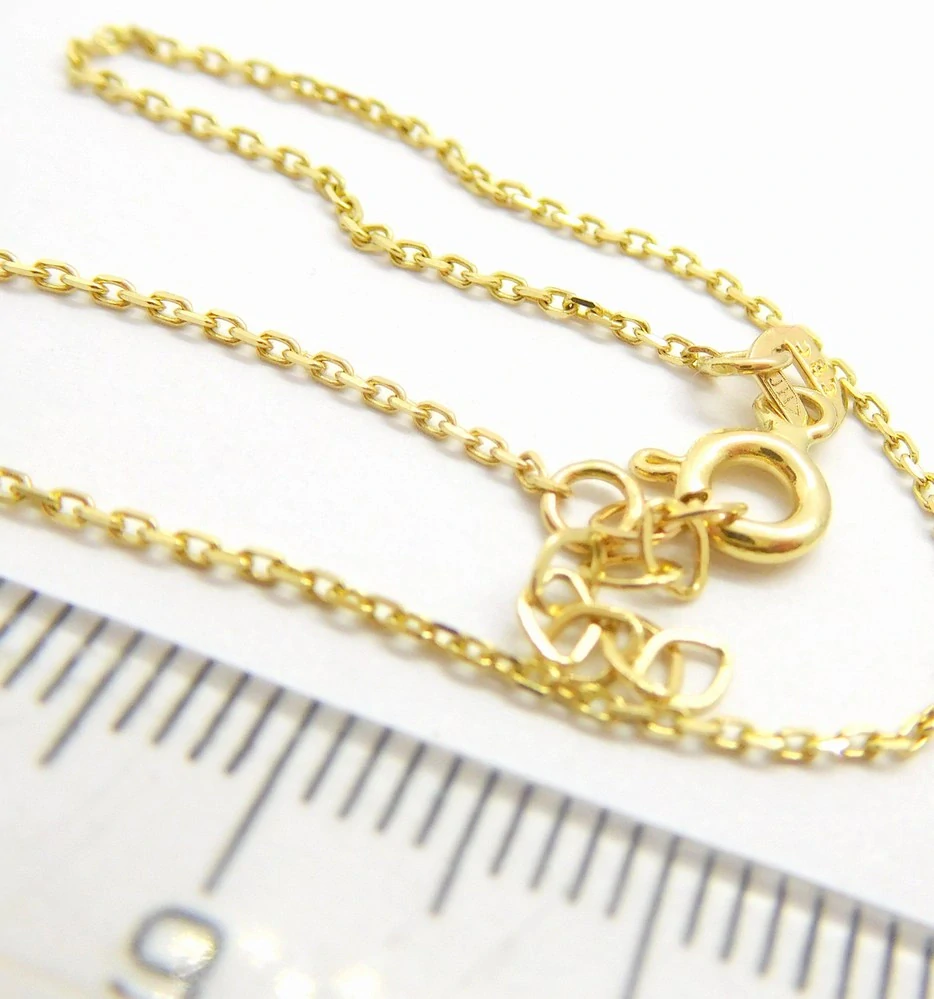 Klenoty Budín Dámský zlatý náramek ze žlutého zlata ANKER 585/0,79gr 17+3cm HK7119