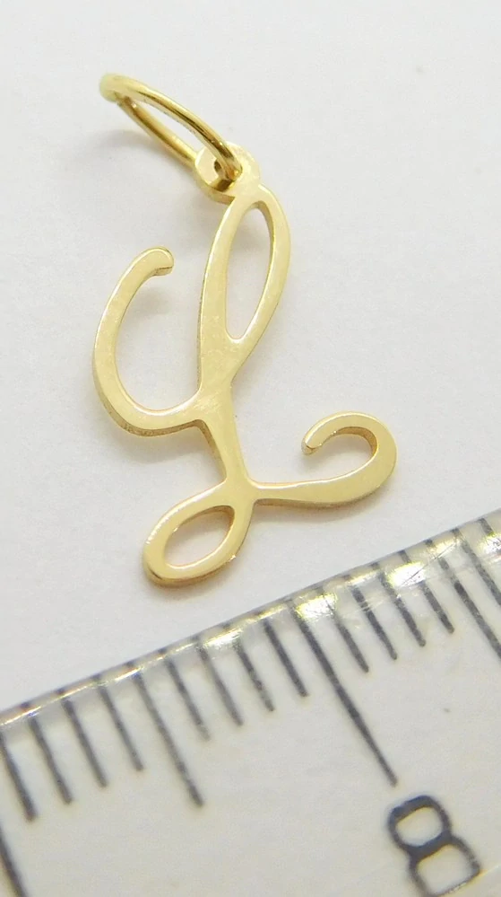 Klenoty Budín Dámský zlatý přívěsek písmenko "L" 585/0,27gr 42691