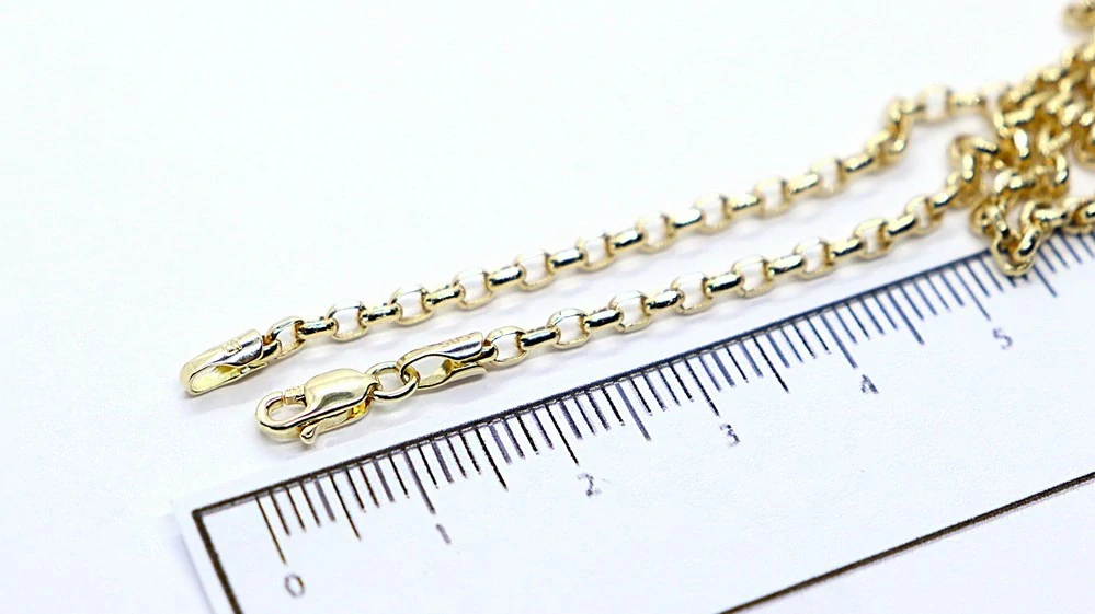 Klenoty Budín Dámský mohutný zlatý řetízek ze žlutého zlata 50cm 585/4,04gr HK6279