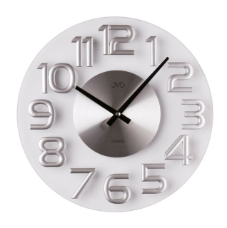Luxusní kovové nástěnné designové hodiny JVD HT098