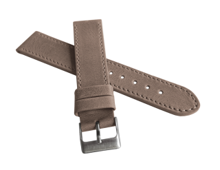 Béžový prošitý řemínek LAVVU SPORT z luxusní kůže Top Grain - 20mm LSAUF20