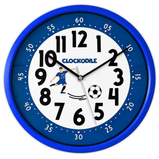 CLOCKODILE Modré dětské hodiny FOTBAL - 3 ROKY ZÁRUKA! CCS3000