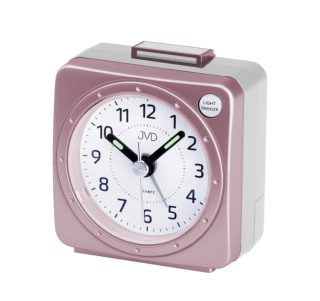Nejlevnější analogový budík JVD quartz SR220.6 s osvětlením