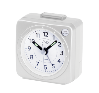 Nejlevnější analogový budík JVD quartz SR220.8 s osvětlením