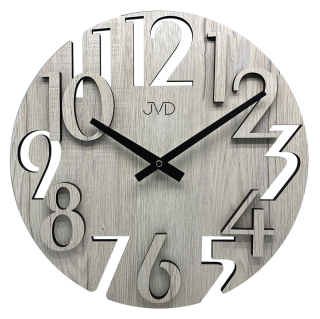 JVD Dřevěné nástěnné tiché hodiny JVD HT113.2