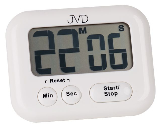 JVD Bílá moderní digitální minutka JVD DM97