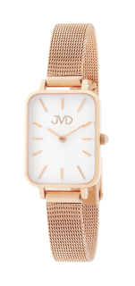 JVD Luxusní dámské elegantní rose gold nerezové ocelové hodinky JVD JVD J-TS52