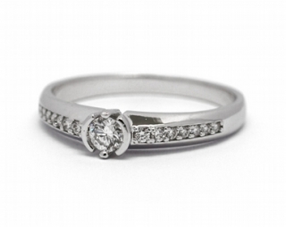 Luxusní zásnubní diamantový prsten přírodní diamant 585/2,07 gr J-22052-13 POŠTOVNÉ ZDARMA!