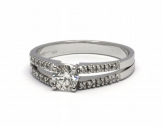 Luxusní diamantový prsten s přírodními diamanty 585/2,65 gr J-20860-12 POŠTOVNÉ ZDARMA!