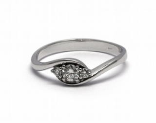 Luxusní zásnubní diamantový prsten 585/1,97 gr J-20777-12 POŠTOVNÉ ZDARMA!