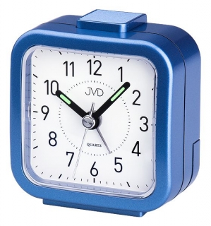 JVD Nejlevnější analogový malý levný budík JVD quartz SR105.4