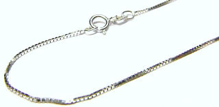 JVD Dámský přívěskový řetízek z bílého zlata 40cm 585/1,07gr 3690137